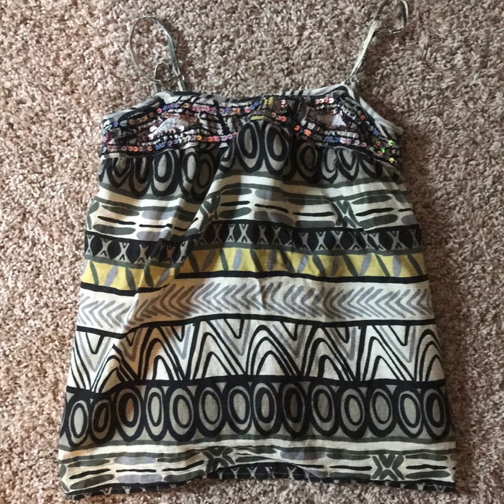 💕 3/$25 Tribal print boho tank